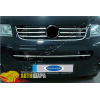 VW T5 Multivan (2003-2010) Накладка на передний бампер (нерж.) - Omsa Line
