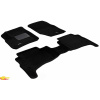 Трехслойные коврики Sotra 3D Premium 12mm Black для Volkswagen Touareg (mkI) 2003-2010