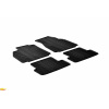 Резиновые коврики Gledring для Renault Megane (mkII) 2002-2008