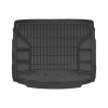 Резиновый коврик в багажник  для Skoda Karoq (mkI) 2017→ (без боковых ниш)(багажник) Frogum