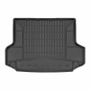 Резиновый коврик в багажник  для Hyundai ix35 (mkII) 2009-2015 (без доп. грузовой полки)(багажник) Frogum