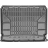 Резиновый коврик в багажник для Renault Clio (универсал)(mkIV) 2013-2016 (нижняя полка) Frogum