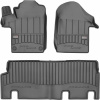Гумові килимки для Mercedes-Benz V-Class (W447) (1-2 ряд) 2014 → - Frogum Proline 3D