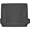 Резиновый коврик в багажник для BMW X5 (F95; G05) 2018→ (без сетки в нишах) - Frogum