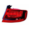 Фонарь задний Audi A4 08-12 (B8) SDN пра. (без ламп) (P21W/P21W) (зовнішн.) - DEPO