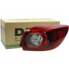 Фонарь задний Mazda 3 (BM) 13-18 HB пра. (без ламп) (без патрона) (LED/WY21W/W21W*2) (зовнішній) - DEPO
