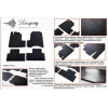 Коврики в салон Honda CR-V 2007-2012 резиновые - Stingray