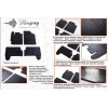 Коврики в салон для Тойота Yaris 2006-2012 резиновые - Stingray