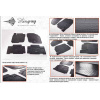 Коврики в салон для Тойота Rav 4 2013- резиновые - Stingray