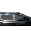 Дефлекторы окон Nissan Qashqai III 2014 -> С Хром Молдингом - HIC