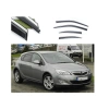 Opel Astra J 2009+ вітровики дефлектори вікон ASP з молдингом нержавіючої сталі / sunvisors - 2009
