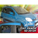Ветровики для FIAT PANDA III 5D 02/2012R->(+OT) - вставные - Heko