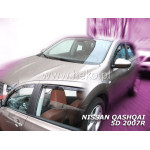 Вітровики для NISSAN QASHQAI 5D 02.2007R -> (+ OT) - вставні - Heko
