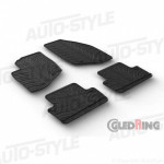 Резиновые коврики Gledring для Volvo S60 (mkI) / V70 / XC70 (mkII) 2000-2009