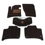 Двошарові килимки Premium 10mm Choco для Porsche Cayenne (mkII) 2010-> Sotra