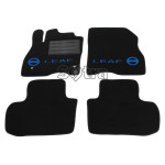 Двошарові килимки Nissan Leaf 2010-> - Premium 10mm Black Sotra