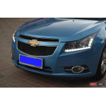Chevrolet Cruze оптика передня ксенон хром DRL 2009+ 2012+ - JunYan