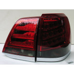 Для Тойота Land Cruiser LC 200 оптика светодиодная задняя красная дымчатая LED 2011+ - JunYan