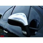 Peugeot 308 (2007-2013) / 207 (2006-2012) Накладки на дзеркала (нерж.) 2 шт. - OMSALINE