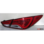 Hyundai Sonata YF оптика задня альтернативна світлодіодна червона LED Hybrid Style 2009+ - JunYan