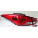 Hyundai Elantra MD оптика задняя красная 100% LED 2010+ - JunYan