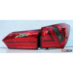 Для Тойота Corolla E170 / Altis оптика задня LED червона 2012+ - JunYan