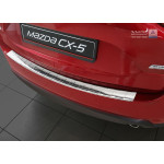 Mazda CX-5 II 2017- / Накладка на задній бампер, полірований. - AVISA