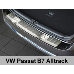 Volkswagen Passat B7 ALLTRACK 2012- / Накладка на задний бампер, полирован. - AVISA