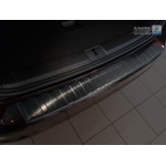Volkswagen Passat B8 універсал / alltrack 2014- / Накладка на задній бампер, чорний сатин. - AVISA