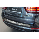 BMW X5 (F15) 2013-2018 / Накладка на задній бампер, полірований. - AVISA
