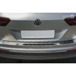Volkswagen Tiguan II / Tiguan ALLSPACE 2015- / 2017- / Накладка на задній бампер, полірований. - AVISA