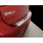Volkswagen Golf VII 5d 2012-, FL 2017- / Накладка на задній бампер, полірований. - AVISA