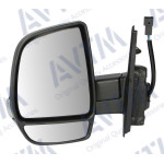 Зеркало боковое FIAT DOBLO 02.10-09.14 в сборе левое,зеркало слепой зоны, электр.,выпукл.,обогрев.,+ - AVTM