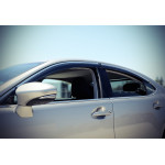 Дефлектор вікон Lexus ES 2013- Хром молдинг - AVTM