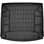 Резиновый коврик в багажник для Volkswagen Touareg (mkIII) 2018→ (с органайзером)(без рейлингом в багажнике)(без боковых ниш) - Frogum