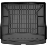 Резиновый коврик в багажник для Ford Grand C-Max (mkI) 2010-2019 (с органайзером)(разложенный 3 ряд) - Frogum