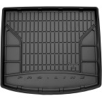 Резиновый коврик в багажник для Тойота RAV4 (mkV)(гибрид) 2019-> (нижний уровень)(с органайзером)(багажник) - Frogum Pro-Line
