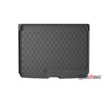 Гумові килимки в багажник Gledring для Audi Q2 / SQ2 (mkI) 2016-> (з дворівневим підлогою) (верхнє положення) (багажник)