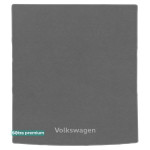 Килимки Volkswagen Passat (B8) (універсал) (багажник) 2014-> текстильні Premium - Сірі