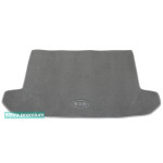 Двошарові килимки в багажник для Kia Sportage (mkIV)(з дворівневою підлогою)(верхній рівень)(багажник) 2018-2021 Grey Sotra Premium 10mm