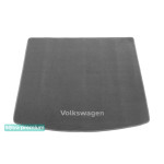 Двухслойные коврики в багажник для Volkswagen Touareg (mkII)(багажник) 2010-2018 Grey Sotra Premium 10mm