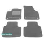 Двошарові килимки для Volkswagen Atlas / Teramont (mkI) (2 ряд роздільний) (1-2 ряд) 2018 → Grey Sotra Premium 10mm