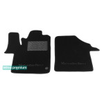 Двошарові килимки для Mercedes-Benz V-Class (W447) (1 ряд) 2015 → Black Sotra Premium 10mm
