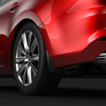 Брызговики Mazda 6 WGN 2018- универсал, задние к-т 2шт - MAZDA