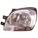 Фара передня Kia Sportage 04-08 (JE) лів. (мехел) (без ламп) (H4PY21W*2W5W)  (хром розсіювач (Kor - DEPO