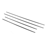 Nissan Qashqai 2007-2014 Наружняя окантовка стекол (4 шт) - Carmos