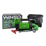 Компрессор WINSO 10 Атм, 160 л/мин. 600Вт,кабель 2м., шланг 7,4м, спускной клапан - WINSO