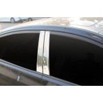 Hyundai Elantra 2011- Накладки на стійки дверей 4шт - Clover