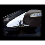 Hyundai ix35 2008- Накладка на Уголок под зеркало 8шт - Clover