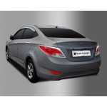 Hyundai Accent 2011- Накладки на стопы 2шт - Clover